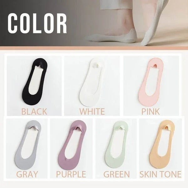 2022 Invisible Non-slip Ice Silk Socks