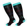 2023 Printed Compression Socks For Men Women