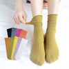 Thin Loose Socks Pile Socks Solid Colors Ice