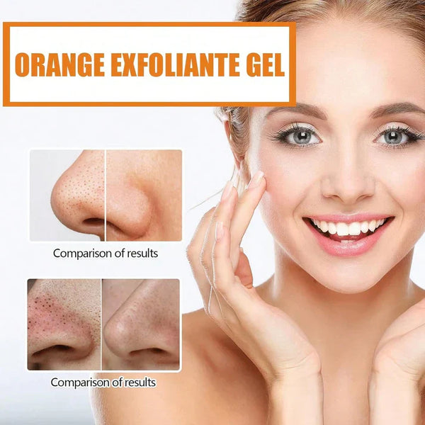 Orange Exfoliating Gel Facial Cleansing Whole Body Scrub Dead Skin Custard