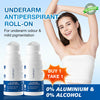 Underarm antiperspirant roll