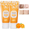 Orange Exfoliating Gel Facial Cleansing Whole Body Scrub Dead Skin Custard